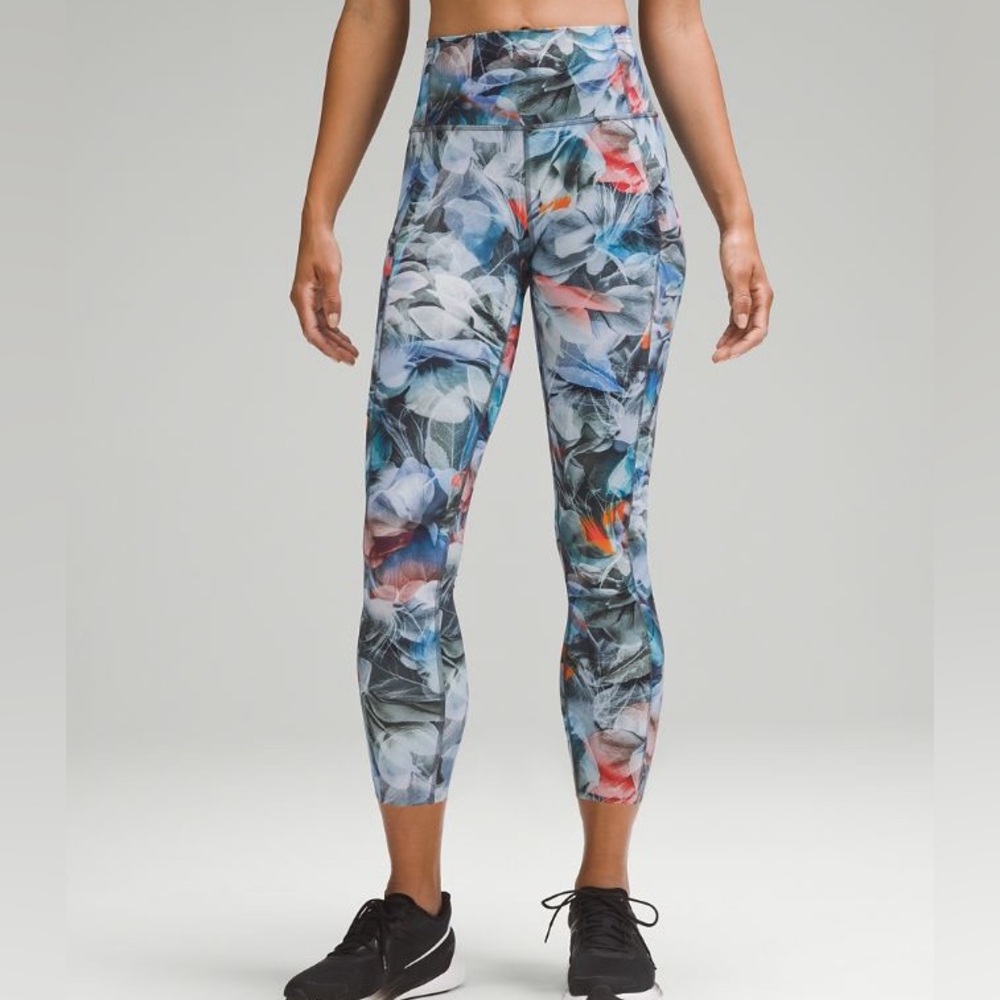 lululemon athletica Multicolor Floral Leggings